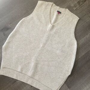 Oversized sweater vest